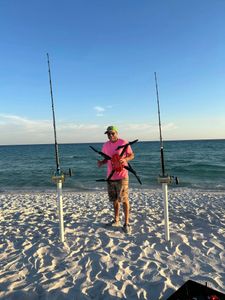 Person fishing in Florida
