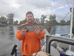 Coho salmon caught while fishing in CA