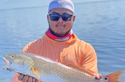 Angler with a big fish in TX