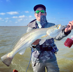 One angler fishing at South Padre Island
