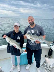 Striped bass fishing at Cape Cod