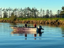 Peaceful waters with Fassiotto's Guide Service.