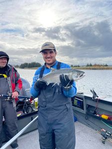 Coho Salmon caught while fishing in OR