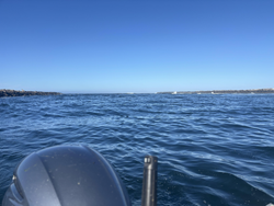 Perfect day for trolling with heavy and light tackle. Partly cloudy conditions made for exciting fishing adventure.