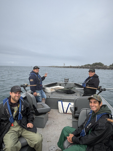 Great day on the water using trolling and drift fishing techniques. Cloudy conditions made for exciting fishing!