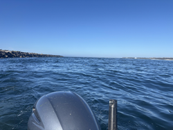 Perfect conditions for trolling and drift fishing today. Partly cloudy skies made for an exciting adventure on the water.