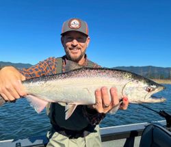 A rainbow trout caught while fishing in Corvallis