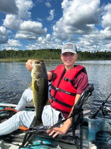 Largemouth Bass caught on fishing trip in NY