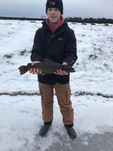 Catch of the day: a rainbow trout from NY