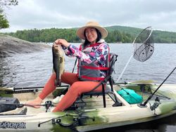 Smallmouth bass caught in New York