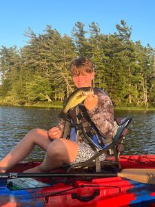 Angler with single fish in NY