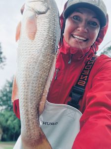 Redfish caught during fishing tour in Bagdad FL