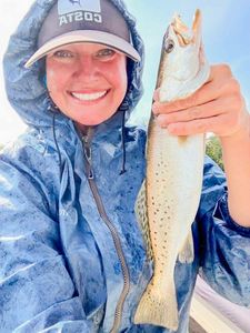 Squeteague fish catch from Bagdad FL fishing trip