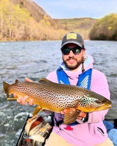 Single fisherman enjoying the outdoors in Pittsburgh