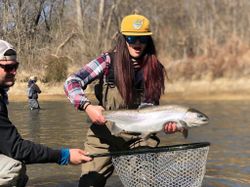 Catch of the day: Vibrant rainbow trout in Pittsburgh