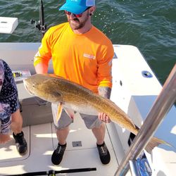 Fisherman enjoying a fishing trip in TX