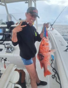 One angler fishing in Galveston