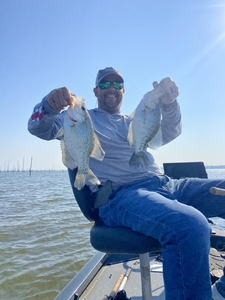 2 crappie and white crappie fish caught in MS