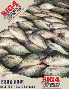 Fishing for white crappie in MS