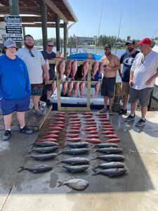 Offshore fishing with this group! They enjoyed!