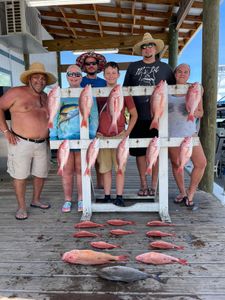 Snappers are biting in Panama City, FL!