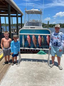 5 spanish mackerel caught fishing in FL