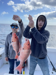Two anglers fishing at Panama City Beach
