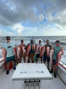 5 fishing rods with 6 people in FL