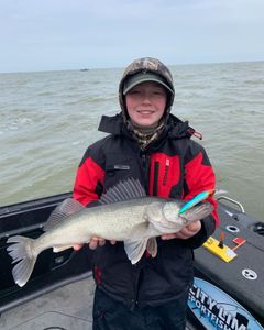 A majestic walleye fish caught in Clarkston