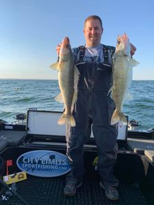 Walleye fish caught in Michigan