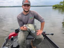 Crappie fish caught by angler in Foxburg
