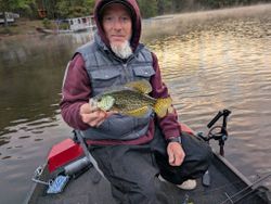 Crappie caught while fishing in Foxburg