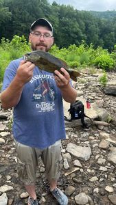 A person fishing in Pennsylvania
