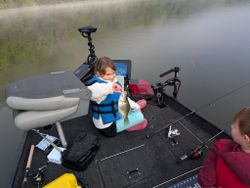 Two people fishing in Pennsylvania