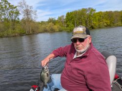 Crappie fish caught in Foxburg