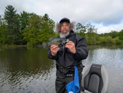 Crappie fish caught in Foxburg