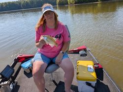 Lone angler fishing in Pennsylvania