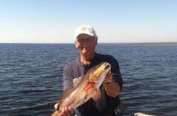 One fisherman enjoying a great day of fishing in Crawfordville