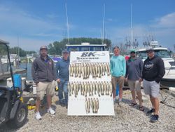 Fishing for Walleye in Lake Erie