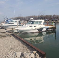 Scenic fishing landscape in Ohio