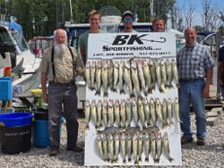 A group of 5 people fishing in OH