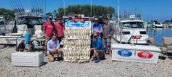 11 anglers enjoying a fishing trip in OH