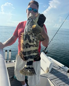 A lone angler catches a big fish in Goodland
