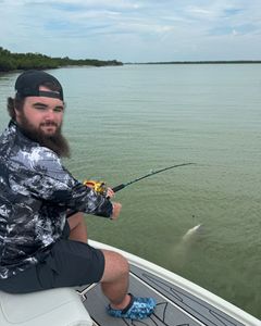 Person fishing in Goodland