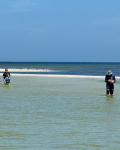 Two people fishing in Goodland