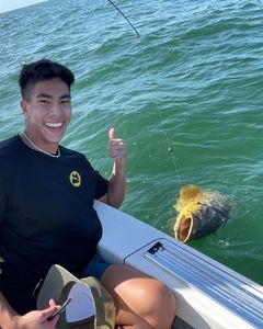 Person fishing in Florida