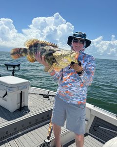 Fisherman with a 27-inch catch in Goodland