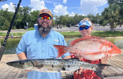Two anglers with big fish caught in FL