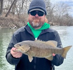 A lone angler fishing in WV