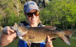 Angler with 23-inch fish in West Virginia